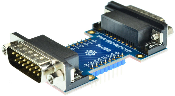 RIIEYOCA Câble Série DB15 Mâle à Femelle, Connecteur Plaqué Or 15