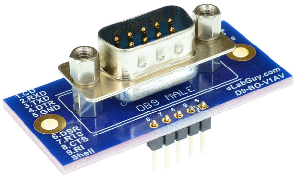 D9-M-BO-V1AV RS232 DB9 COM Port Breakout Boards (Male