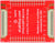 0.5 pitch 50-pin FPC pass-through breakout board 
