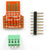 USB Type A male connector breakout board components