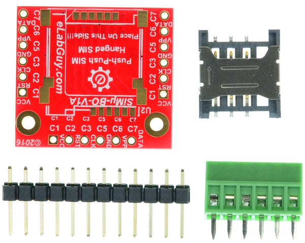SIMµ-PSPL-BO-V1A Micro SIM card socket breakout board (Push In