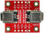 1394-4F-4F-V1A FireWire IEEE 400 4 pin Female to Female pass-through adapter breakout board