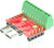 Micro USB3.0 Type B male connector breakout board screw terminal blocks