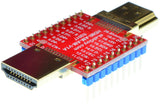 HDMI-AM-AM-V1A, HDMI Type A Male to HDMI Type A Male pass through adapter breakout board