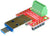 USB Type A male Micro USB Type B Male connector breakout board screw terminal blocks