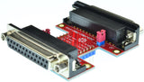 D25-FC-FC-V1A DB25 Printer Port Female to Female crossover adapter breakout board