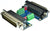 D25-MC-MC-V1A DB25 Printer Port Male to Male crossover adapter breakout board