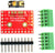 Micro USB3.0 Type B female connector breakout board components