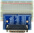 DB25 male connector printer port breakout board breadboard