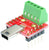 Mini USB2.0 Type B Male Plug connector breakout board screw terminal blocks