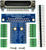DB25 male connector printer port breakout board components