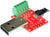 USB-uBM-AM-V1A, micro USB 2.0 Type B Male to micro USB2.0 Type A Male pass through adapter board