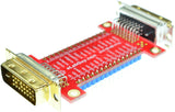 DVI-DM-DM-V1A, DVI-D dual link male to male pass-through adapter breakout board