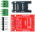 Hinged SIM card connector breakout board components