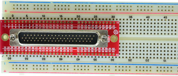 D62HD-M-BO-V2AV DB62 HD Male Breakout Board eLabGuy Vertical – eLabBay