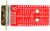 DVI-I dual link Male connector breakout board PCB