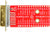 DVI-D Single Link Male connector breakout board PCB