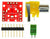 RCA connector breakout board components