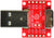 USB3-AM-uBF-V1A, USB 3.0 Type A Male to micro USB3.0 Type B Female pass through adapter breakout board