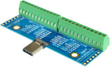 USB3.1-CM-BO-V2AS, USB 3.1 Type C Male socket breakout board, elabguy
