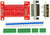 DVI-IF-DSM-V1A, DVI-I single link female to DVI-D single link male pass-through adapter breakout board