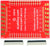 0.5 pitch 40-pin FPC passthrough breakout board components
