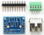 USB2.0 Type A female connector breakout board components