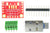 USB Type A male Micro USB Type B Male connector breakout board components