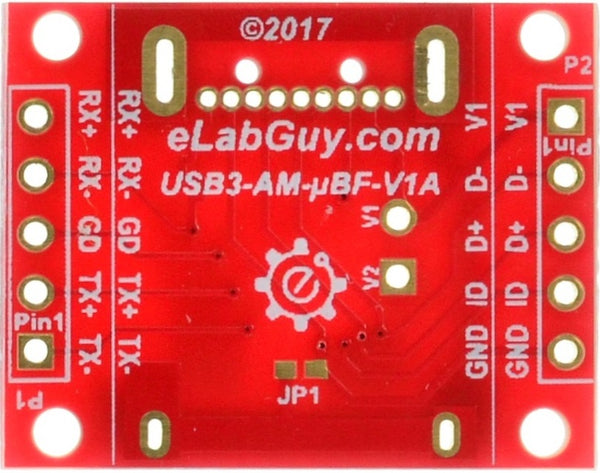 USB3-AM-uBF-V1A,USB3.0 Male to micro USB3.0 Type B Female adapter – eLabBay