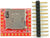 microSD card socket connector breakout board LED components